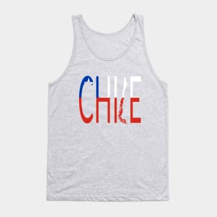 Chile Map Flag, Chilean Tank Top